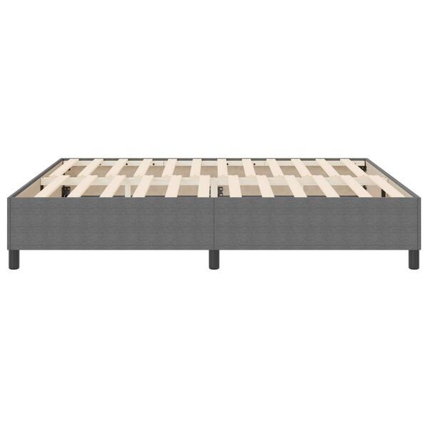 vidaXL Cadre de lit plateforme Gris clair 180 x 200 cm tissu