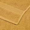 vidaXL Serviettes d'invit&eacute; FROGN 4 pcs dor&eacute; 30x50 cm 360 g/m&sup2;