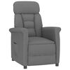 vidaXL fauteuil Gris fonc&eacute; Microfibre