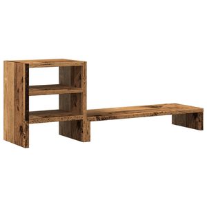 vidaXL Support de moniteur et organisateur de bureau bois d'ing&eacute;nierie