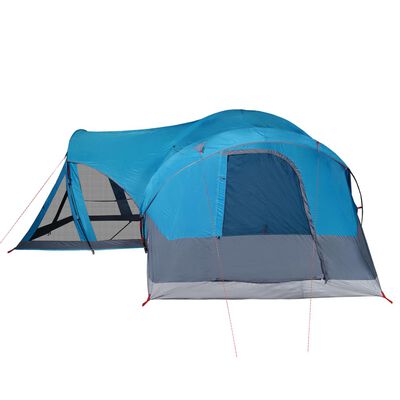 vidaXL Tente familiale tipi 8 personnes bleu imperméable