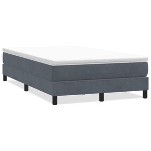 vidaXL Sommier &agrave; lattes de lit sans matelas gris fonc&eacute; 120x210 cm