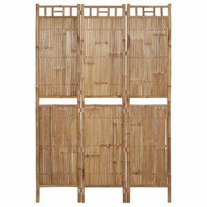vidaXL Cloison de s&eacute;paration 3 panneaux Bambou 120x180 cm