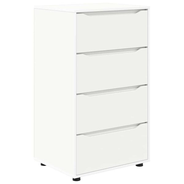 vidaXL Armoires de rangement 2 pcs Blanc 60 x 48 x 105 cm