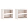 vidaXL Armoires de cuisine d'ext&eacute;rieur 3 pcs blanc bois de pin massif