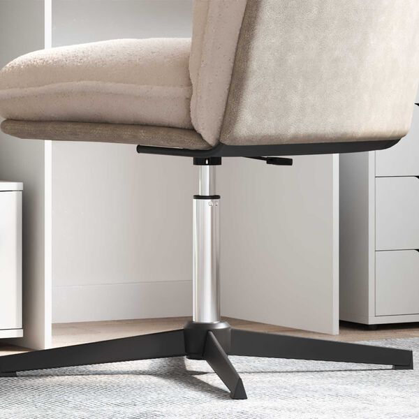 vidaXL Cylindre à gaz de chaise de bureau Chrome 18,5 cm Fer