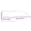 vidaXL Coussin de piscine Bleu 400 x 200 x 140 cm PVC