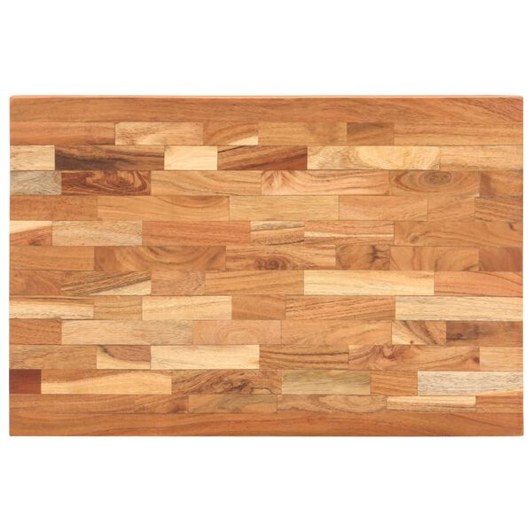 vidaXL Planche &agrave; d&eacute;couper 60x40x4 cm Bois d'acacia massif