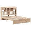 vidaXL Lit biblioth&egrave;que sans matelas 160x200 cm bois massif de pin