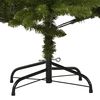 vidaXL Sapin de No&euml;l artificiel &agrave; charni&egrave;res avec support vert 240 cm