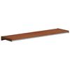 vidaXL Appui de fen&ecirc;tre Bois Brun 100 x 20 x 4,5 cm PVC