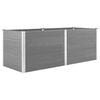 vidaXL Lit sur&eacute;lev&eacute; de jardin 250x100x91 cm WPC Gris