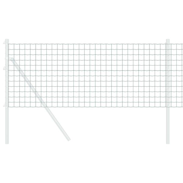 vidaXL Cl&ocirc;ture Euro Vert 0,6 x 50 m Fer rev&ecirc;tu de PVC
