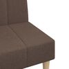 vidaXL Canap&eacute;-lit &agrave; 2 places Taupe Tissu