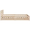 vidaXL Cadre de lit sans matelas 120x200 cm bois de pin massif