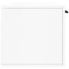 vidaXL Armoire murale blanc 100x36,5x35 cm bois d'ing&eacute;nierie