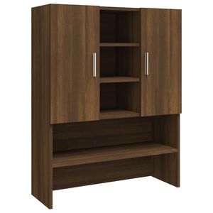 vidaXL Meuble pour machine &agrave; laver Ch&ecirc;ne marron 70,5x25,5x90 cm