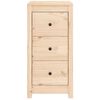 vidaXL Buffets 2 pcs 40x35x80 cm bois massif de pin