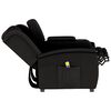 vidaXL Fauteuil de massage inclinable et porte-gobelet 2 places noir
