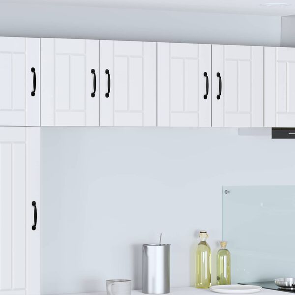 vidaXL Meuble mural de cuisine Blanc 60 x 31 x 40 cm Bois d'ing&eacute;nierie