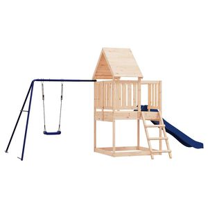 vidaXL Aire de jeux d'ext&eacute;rieur bois de pin massif