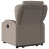 vidaXL Fauteuil inclinable taupe tissu