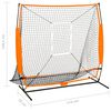 vidaXL Filet d'entraînement baseball multisport Noir 174x76x158,5 cm
