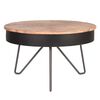 LABEL51 Table basse Saria 80x49 cm noir