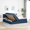 vidaXL Lit de Rangement Bleu 180 x 200 cm Cuir synth&eacute;tique