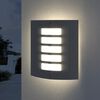 vidaXL Applique murale &eacute;tanche Acier inoxydable