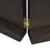 vidaXL Dessus de table bois massif trait&eacute; bordure assortie
