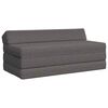 vidaXL Canap&eacute;-lit pliable Gris clair 120 x 60 x 49 cm Tissu