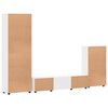 vidaXL Ensemble meuble TV avec tiroir Blanc Bois d'ing&eacute;nierie