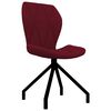 vidaXL Chaises &agrave; manger lot de 2 rouge bordeaux similicuir