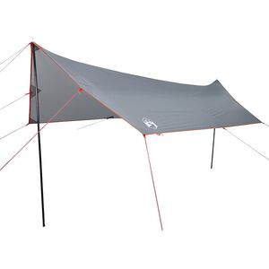 vidaXL B&acirc;che de camping gris et orange 460x305x210 cm imperm&eacute;able