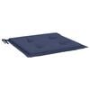 vidaXL Coussins de palette lot de 2 bleu marine 40x40x4 cm