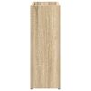 vidaXL Porte-parapluie avec rangement Ch&ecirc;ne Sonoma 40 x 20 x 55,5 cm