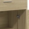 vidaXL Buffets 2 pcs ch&ecirc;ne sonoma 60x30x84 cm bois d'ing&eacute;nierie