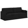 vidaXL Canap&eacute; 2 pcs Noir