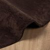 vidaXL Tapis doux &agrave; poils moyens et lavable HUARTE Marron &Oslash; 80 CM