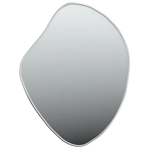 vidaXL Miroir mural Argent&eacute; 60x50 cm