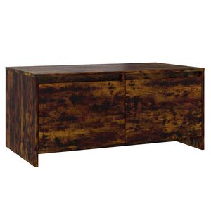 vidaXL Table basse Ch&ecirc;ne fum&eacute; 90x50x41,5 cm Bois d'ing&eacute;nierie