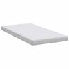 vidaXL Matelas Blanc 80 x 160 cm Mousse PU