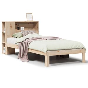 vidaXL Lit biblioth&egrave;que sans matelas 75x190 cm bois de pin massif