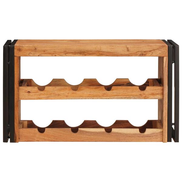 vidaXL &Eacute;tag&egrave;re &agrave; vin Marron 100 x 45 x 33 cm Bois d'Acacia Massif