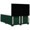 vidaXL Sommier &agrave; lattes de lit et matelas Vert fonc&eacute; 140x190cm Velours