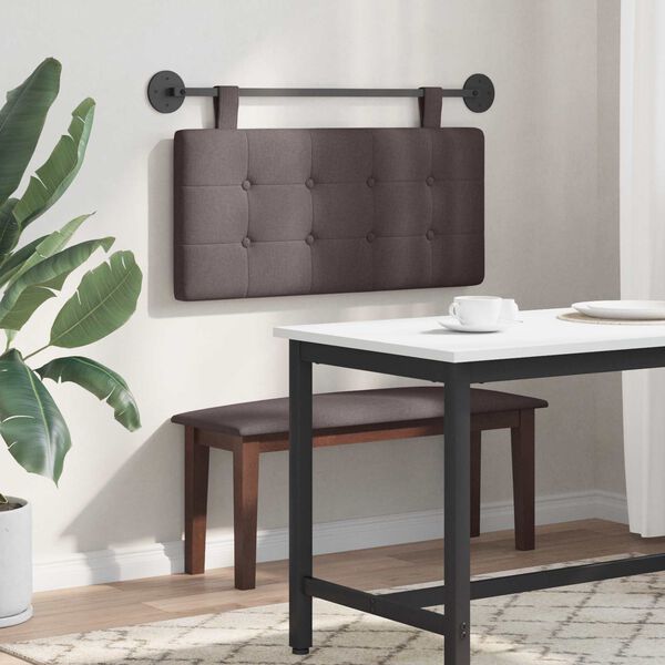 vidaXL T&ecirc;te de lit suspendue Montage mural tissu