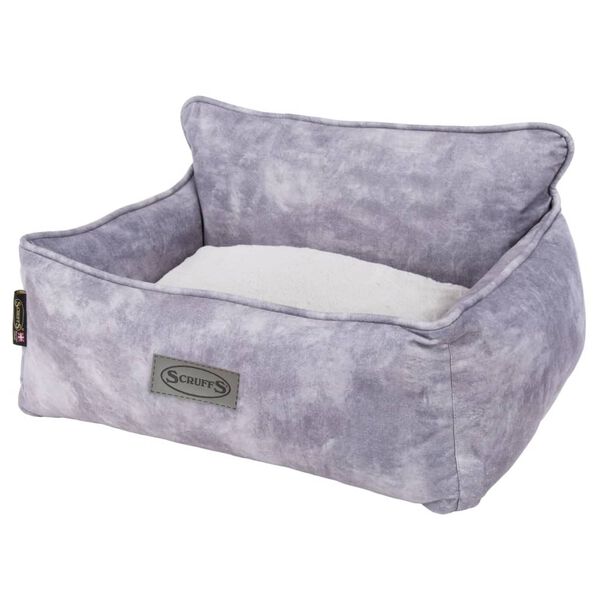Scruffs & Tramps Lit pour chien Kensington L 90x70 cm Gris