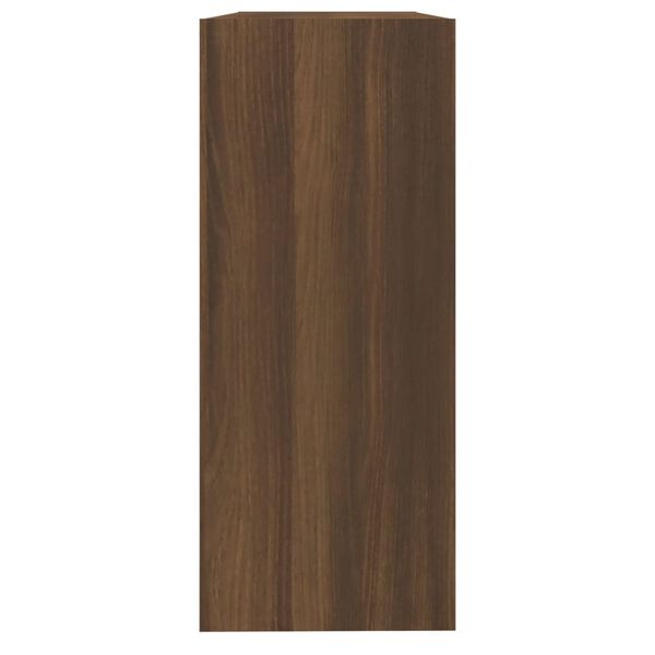 vidaXL Biblioth&egrave;que/S&eacute;parateur de pi&egrave;ce ch&ecirc;ne marron 100x30x72 cm