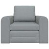 vidaXL Canap&eacute;-Lit Gris clair 98 x 71 x 83 cm tissu